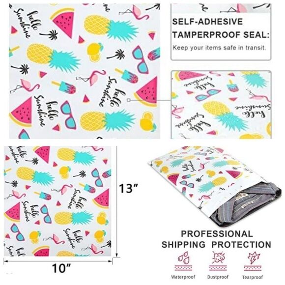 Poly Mailers 50pc Starter Pack w/ 50 Thank you Stickers - Picture 7 of 15